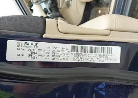 2016 Jeep Grand Cherokee Limited из США, поврежденный, VIN 1C4RJFBG5GC312678